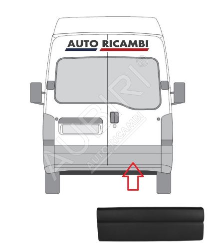 Ochranná lišta Renault Master 1998-2010 zadní, pravé dveře