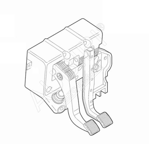 Pedálová soustava Fiat Ducato 2014- 2,0 JTD