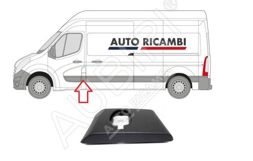 Ochranná lišta Renault Master od 2010 levá, za předními dveřmi, B-sloupek