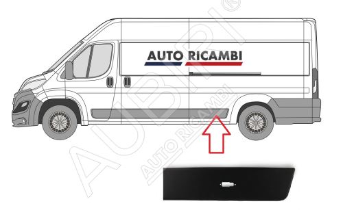 Ochranná lišta Fiat Ducato od 2014 levá, před zadní kolo