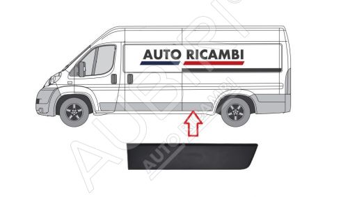 Ochranná lišta Fiat Ducato od 2006 levá, před zadní kolo 80cm