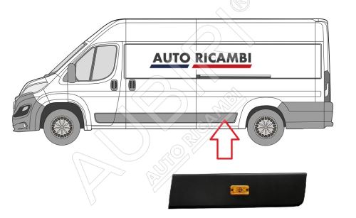 Ochranná lišta Fiat Ducato od 2014 levá, před zadní kolo