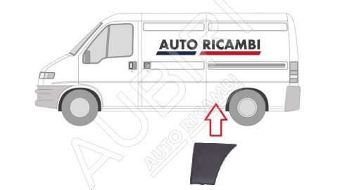 Ochranná lišta Fiat Ducato 2002-2006 levá, před zadní kolo