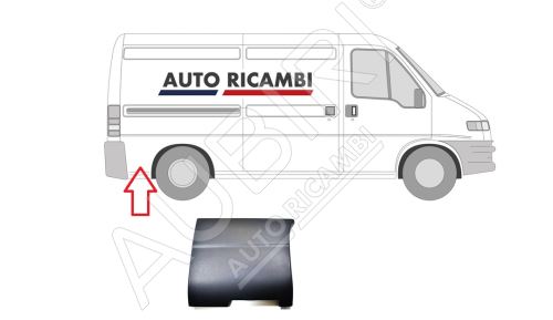 Ochranná lišta Fiat Ducato 2002-2006 pravá, za zadní kolo 37,5 x 34 cm