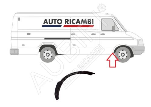 Ochranná lišta Iveco TurboDaily 1990-2000 pravá, lem blatníku