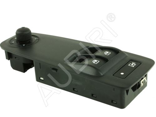 Spínač stahování oken Fiat Ducato 2006-2011 levý, černý, s ovládáním zrcátek