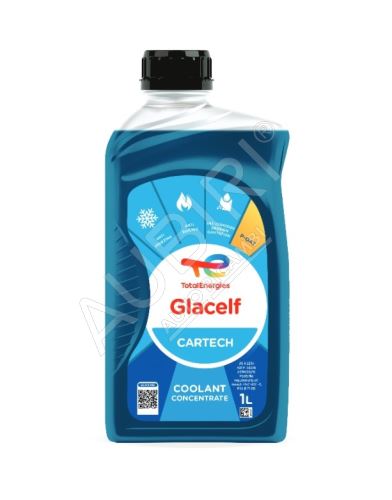 Chladicí kapalina GLACELF CARTECH - 1L, G12/G30, modrozelená