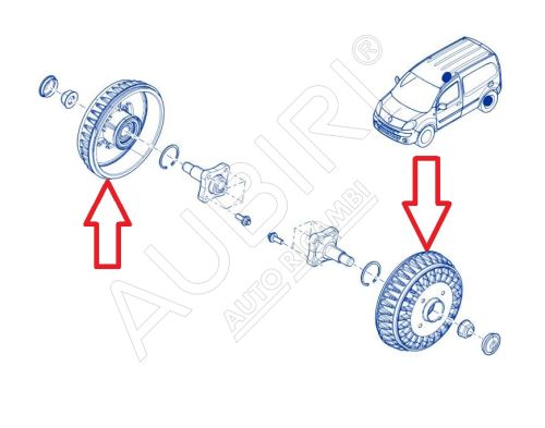 Brzdový buben Renault Kangoo 2008-2021 - 229 mm