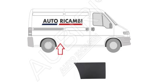 Ochranná lišta Fiat Ducato 2002-2006 pravá, před zadní kolo