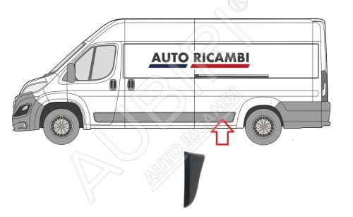 Ochranná lišta Fiat Ducato od 2014 levá před zadní kolo