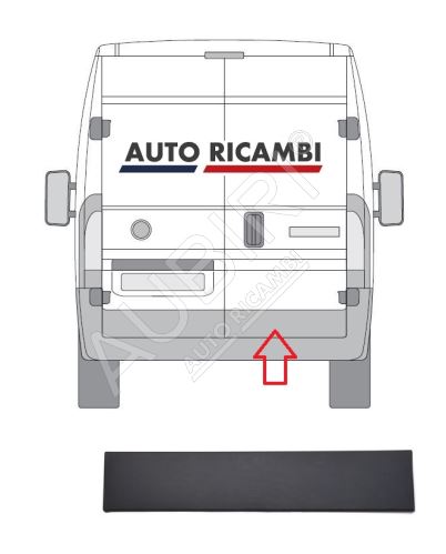 Ochranná lišta Fiat Ducato od 2006 zadní, pravé dveře, šedá