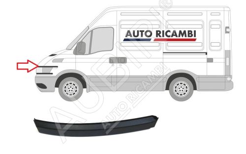 Ochranná lišta Iveco Daily 2000-2006 levá, vrchní plast předního čela