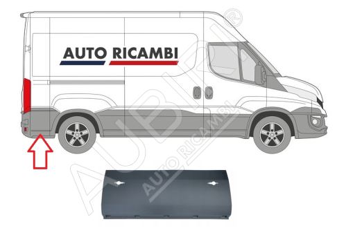 Ochranná lišta Iveco Daily od 2014 levá/pravá, za zadní kolo