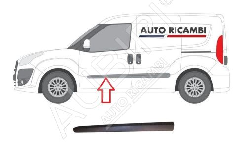 Ochranná lišta Fiat Doblo 2010-2023 levá, přední dveře