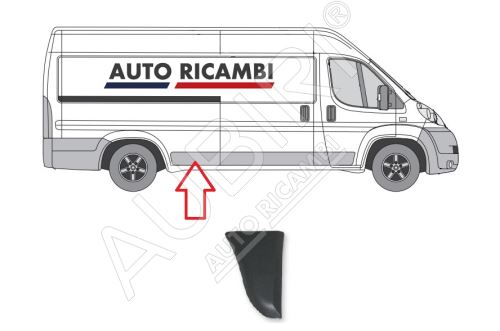 Ochranná lišta Fiat Ducato od 2006 pravá, před zadní kolo