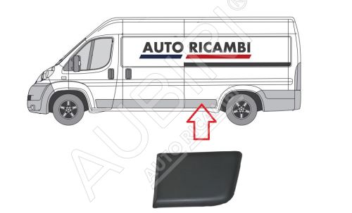 Ochranná lišta Fiat Ducato od 2006 levá, před zadní kolo