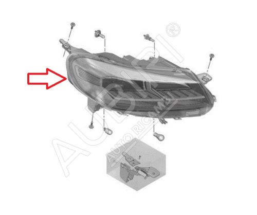 Světlomet Fiat Scudo od 2022, Jumpy, Expert od 2016, Vivaro od 2019 pravý