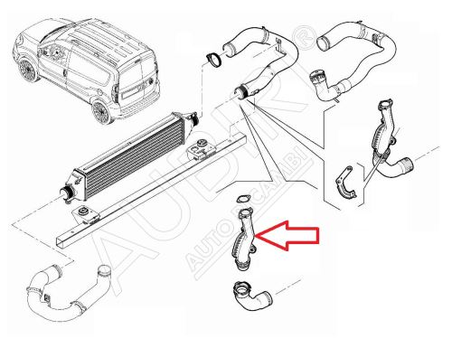 Hadice plnícího vzduchu Fiat Doblo 2015-2022 1,3D