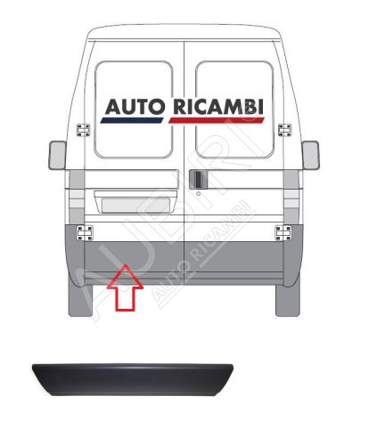 Ochranná lišta Fiat Ducato 2002-2006 zadní, levé dveře