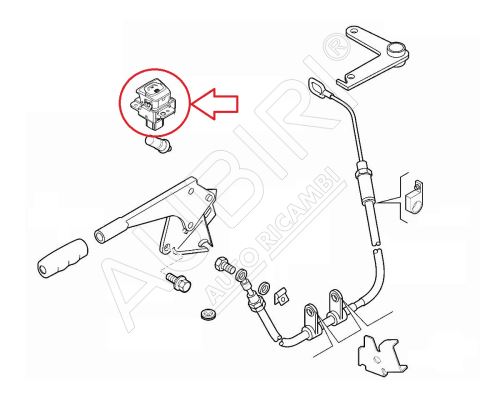 Spínač elektrické ruční brzdy Fiat Ducato, Jumper, Boxer od 2011