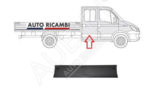 Ochranná lišta Iveco Daily 2000-2014 levá/pravá, na zadní dveře - dvojkabina